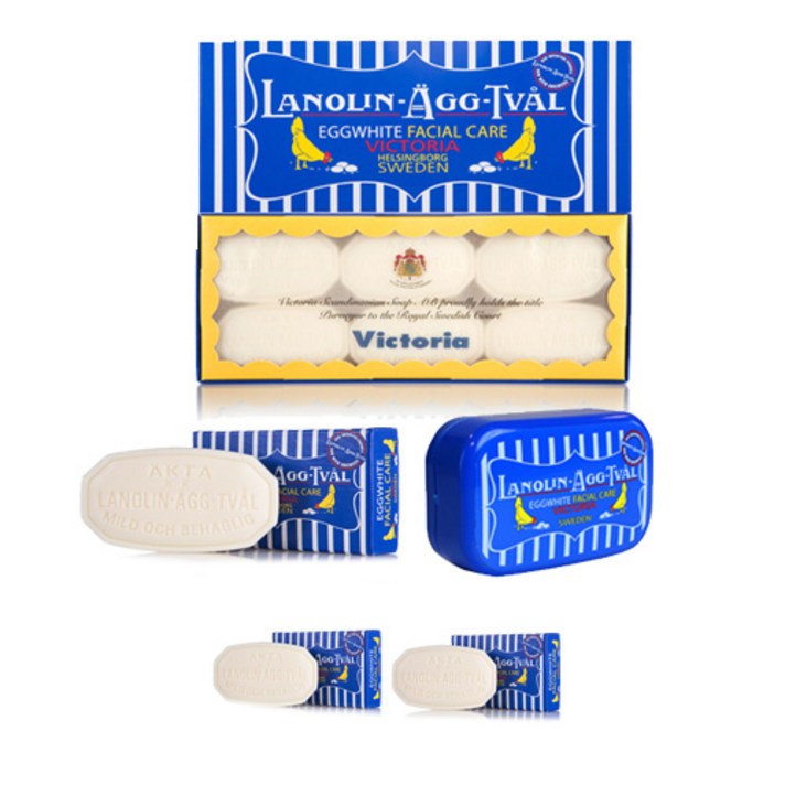 Victoria 뉴 스웨덴 에그팩 요거트 앤 에델바이스 50g x 7p + 15g x 2p + 케이스, 1세트