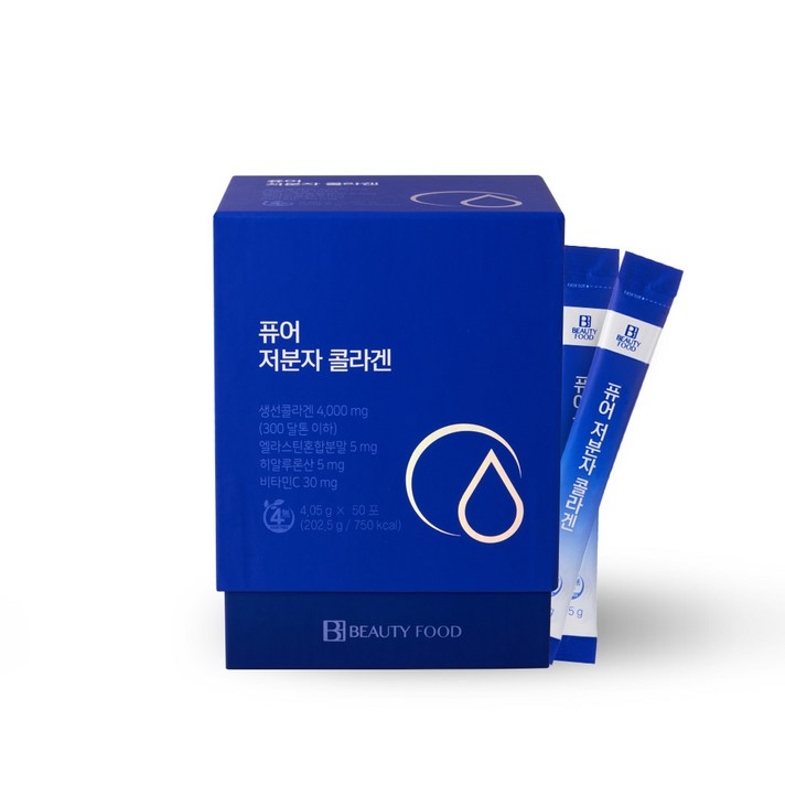 비타민하우스 퓨어 저분자 콜라겐, 4.05g, 50개