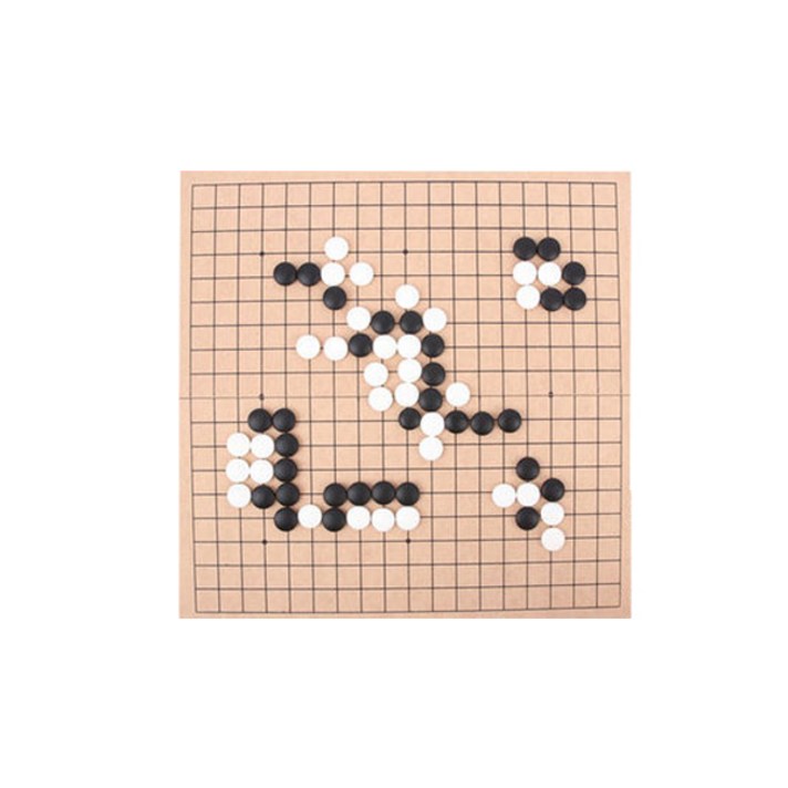 인효 15mm 바둑 장기판 접이식 + 바둑알 대, 혼합색상