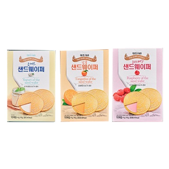 샌드웨이퍼 3종 세트, 1세트