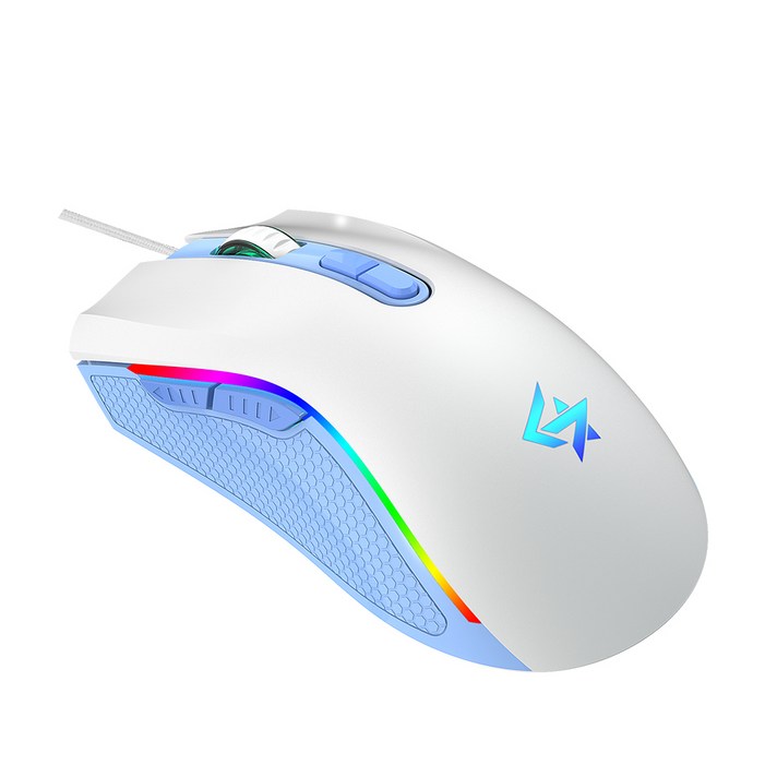 긱스타 게이밍마우스 RGB LED, 블루, GM500