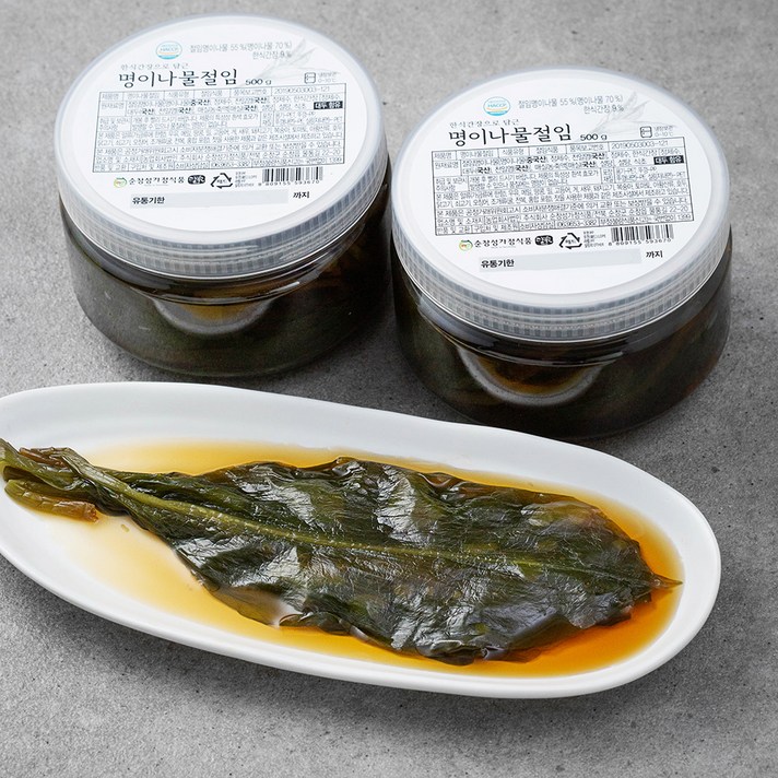 담가 명이나물절임, 500g, 2개