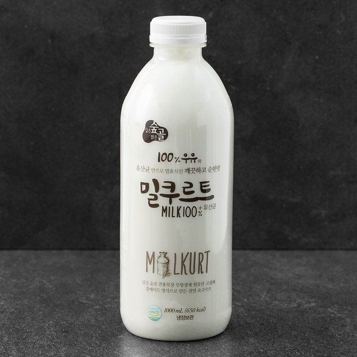 숲골 밀쿠르트, 1000ml, 1개