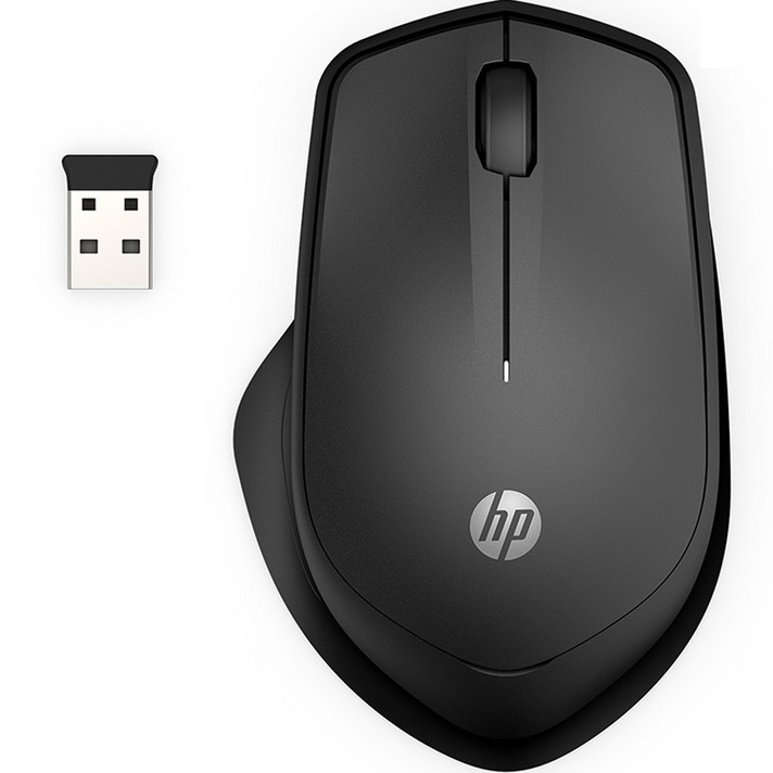 HP 280 사일런트 멀티 디바이스 무선 마우스 19U64AA, 블랙