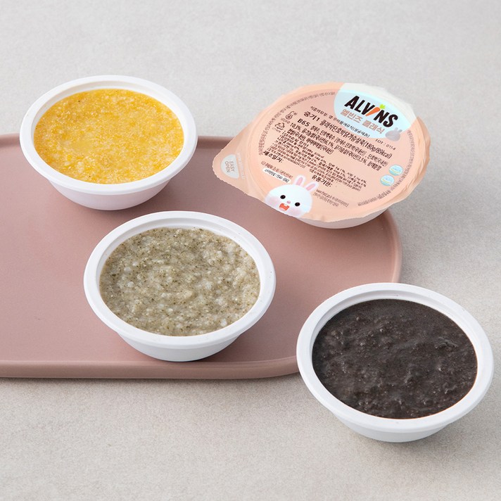 엘빈즈 클래식 냉장 이유식 중기1 B세트, 180g, 4팩