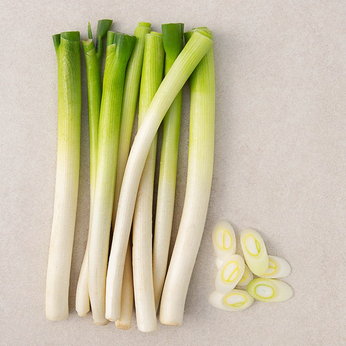 친환경 인증 국내산 손질한 흰줄기 대파, 350g, 1개