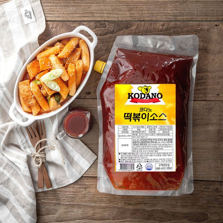 코다노 떡볶이소스, 2kg, 1개