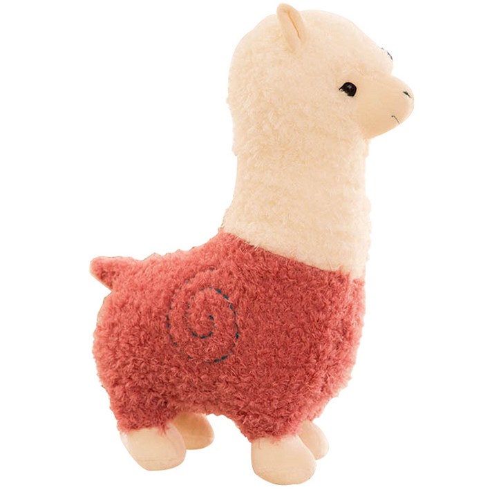 네이처타임즈 복슬복슬 알파카 인형, 핑크, 65cm