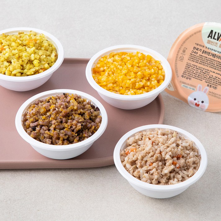 엘빈즈 클래식 냉장 이유식 완료기 A세트, 160g, 6팩