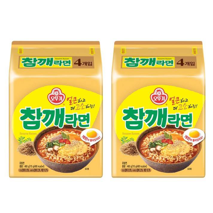 오뚜기 참깨라면 115g, 8개