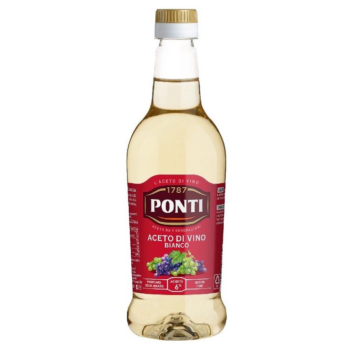 폰티 식초, 화이트와인, 500ml, 1개