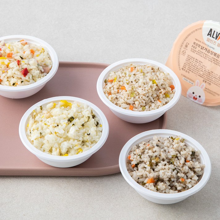 엘빈즈 클래식 냉장 이유식 영양볶음밥(만13개월이상) A세트, 160g, 6팩