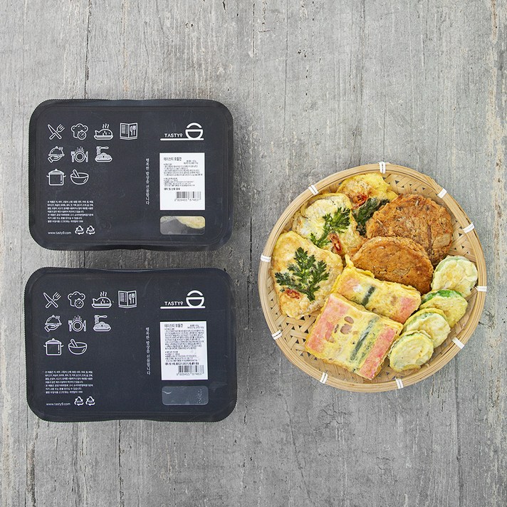 테이스티나인 수제 모둠전 (냉장), 500g, 1세트
