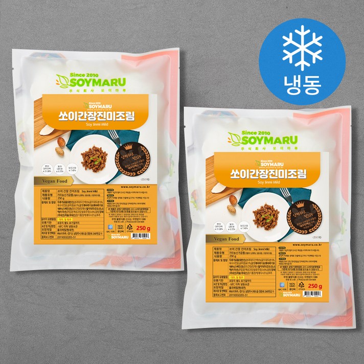 쏘이마루 간장 진미조림 (냉동), 250g, 2개