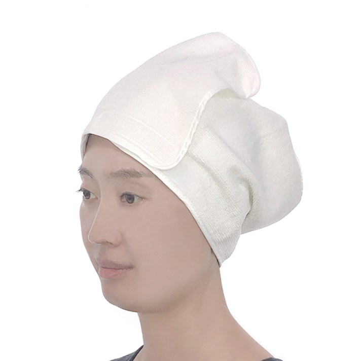 사각 헤어터번, 화이트, 5개