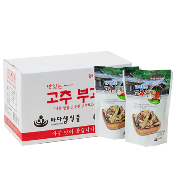 매콤바삭 고추부각, 40g, 15개