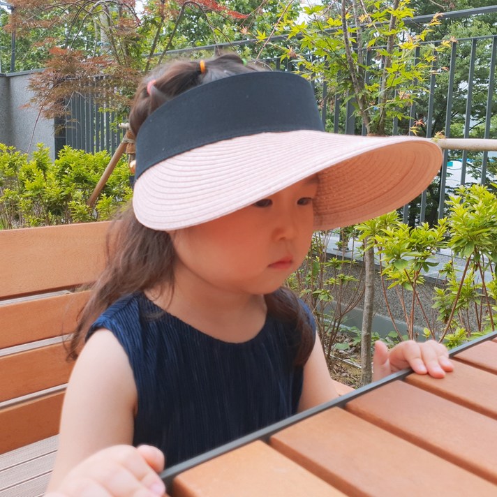 후니네 유아용 블랙띠 썬캡
