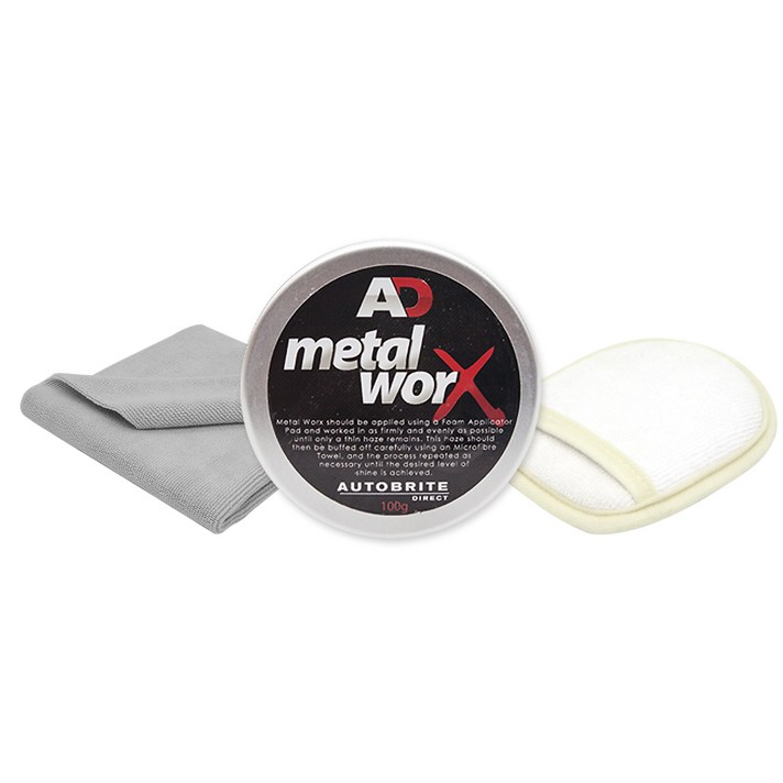 오토브라이트 메탈폴리셔 메탈웍스 세트, 100g, 1세트