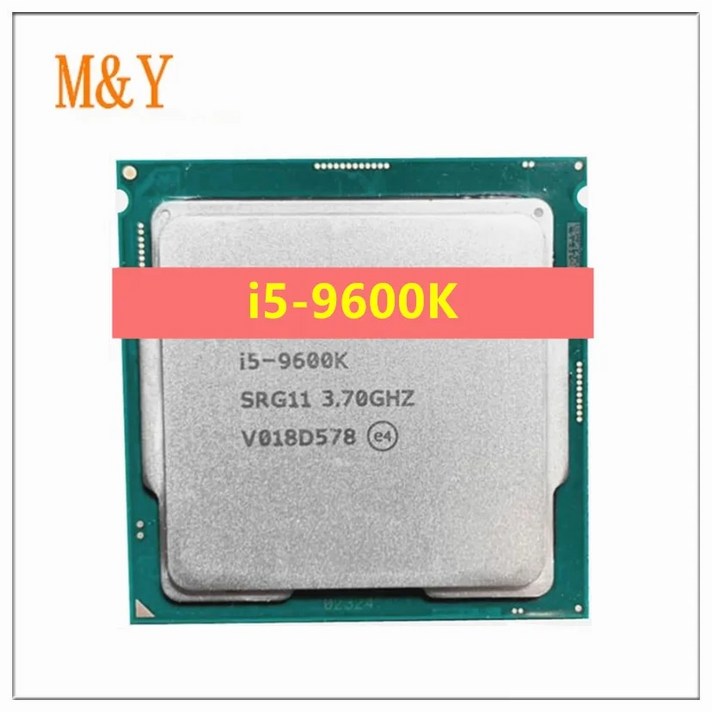 코어 i5-9600K i5 9600K 3.7 GHz 6 스레드 CPU 프로세서 9M 95W A 1151
