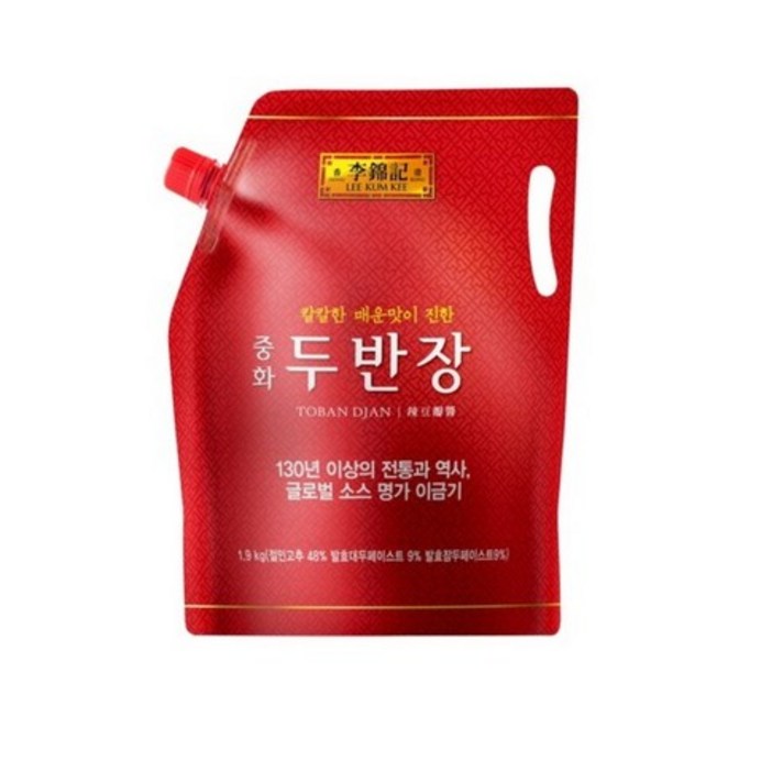 이금기 중화 두반장 스파우트팩, 1.9kg, 10개