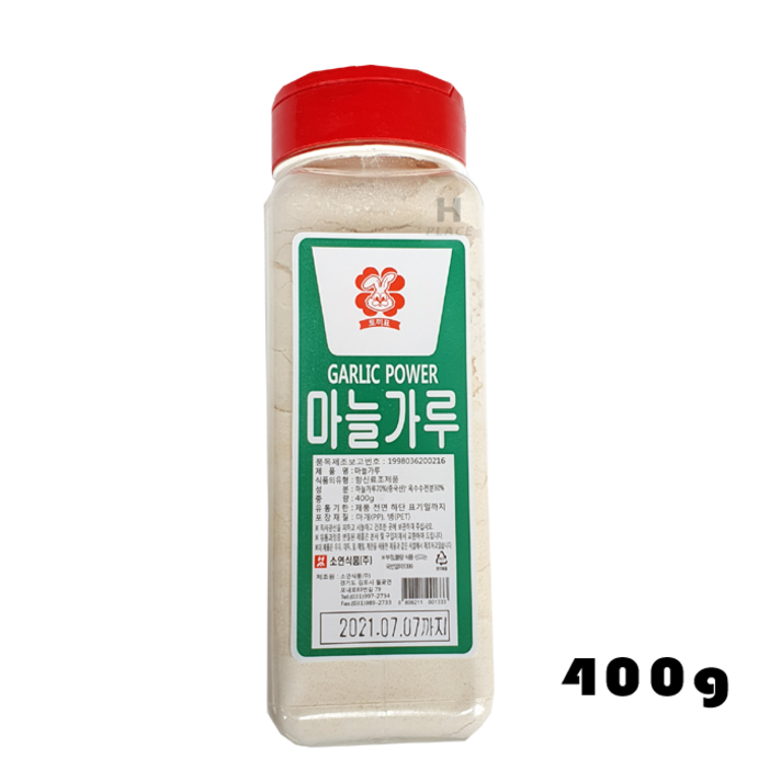 푸드) 소연 마늘맛분(마늘가루) ALV-25858 푸드 소연 마늘맛분 마늘가루 400 g 20ea