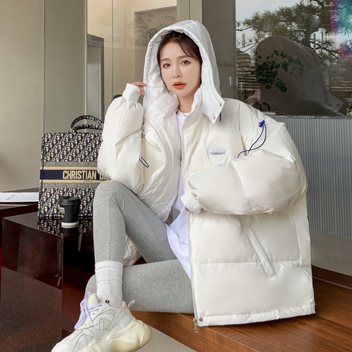 자그마한키두꺼워패딩 짧은항 빵옷 아이더 패딩 여성 패딩 숏패딩