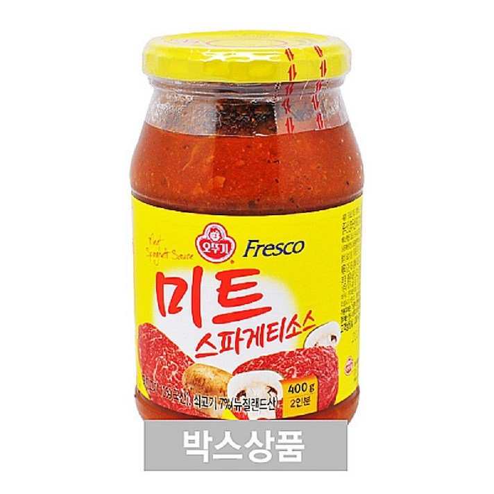 마늘 양파 스파게티 소스 2인분 X 12EA/가공면류 스파게티면
