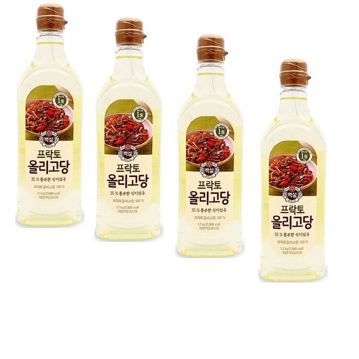 Tsm 백설 프락토 올리고당 3+1, 백설 프락토 올리고당 (1.2kgx4)