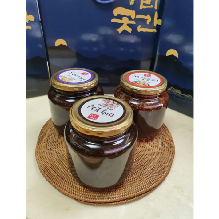 단양 구경시장 아리곳간 조청 (순수조청량1kg) 전통 수제조청, 도라지