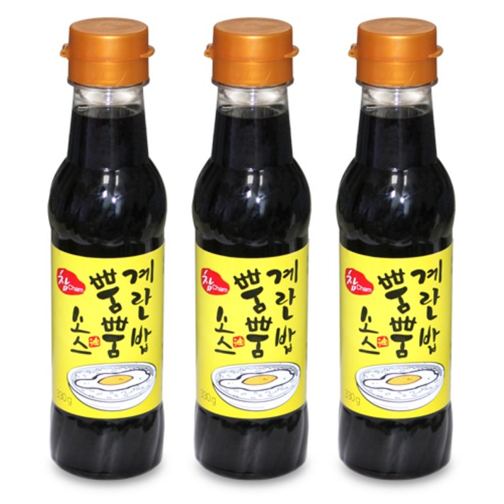 참소스 계란밥 뿜뿜소스 330g 3개