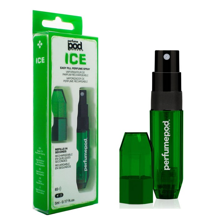 트라발로 퍼퓸팟 아이스 향수케이스 5ml, 그린, 1개