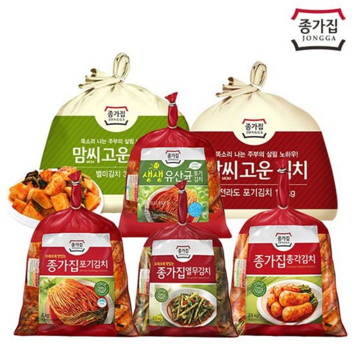종가집 맘씨고운/열무/총각/갓김치 외 별미김치, 03. 맘씨고운 전라도 포기김치 10kg, 상세설명 참조