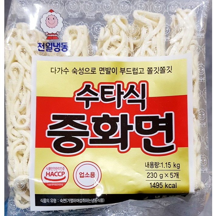 천일냉동 수타중화면(천일식품 230gx5), 1개