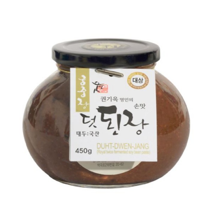 전통 재래식 메주를 두번 우려낸 겹된장 상촌식품 권기옥명인 궁중덧된장 450g (유리병)