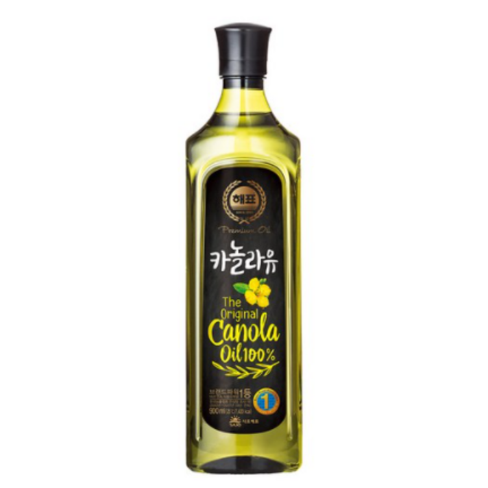 해표 카놀라유, 900ml, 2개