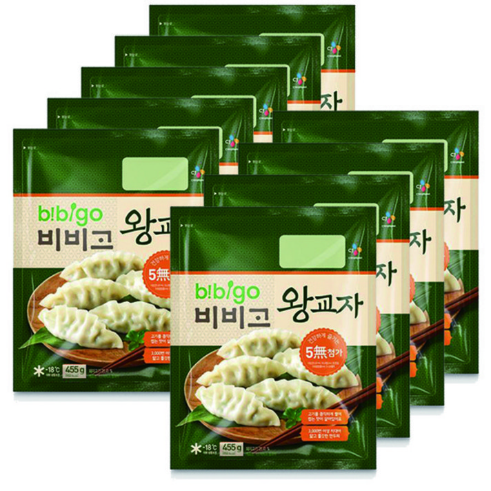 CJ 제일제당 비비고 왕교자(455g x2) X 3 총6팩, 없음, 상세설명 참조