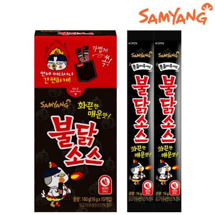 삼양 스틱 불닭소스, 16g, 10개