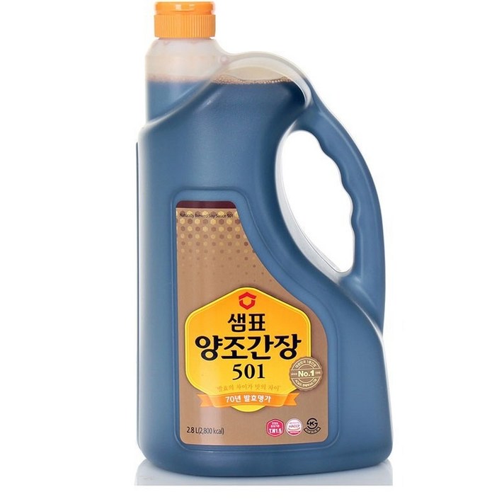 샘표 양조간장 501, 2개, 2.8L