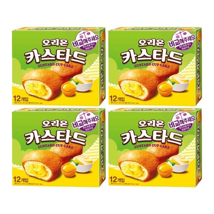 롯데 카스타드 오리지널, 276g, 4개