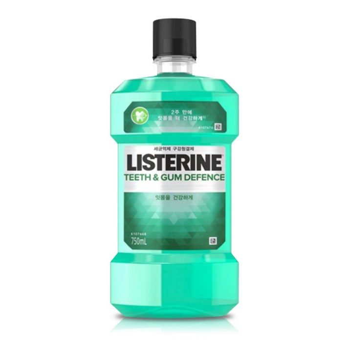 리스테린 티쓰앤검 디펜스 구강청결제, 750ml, 2개