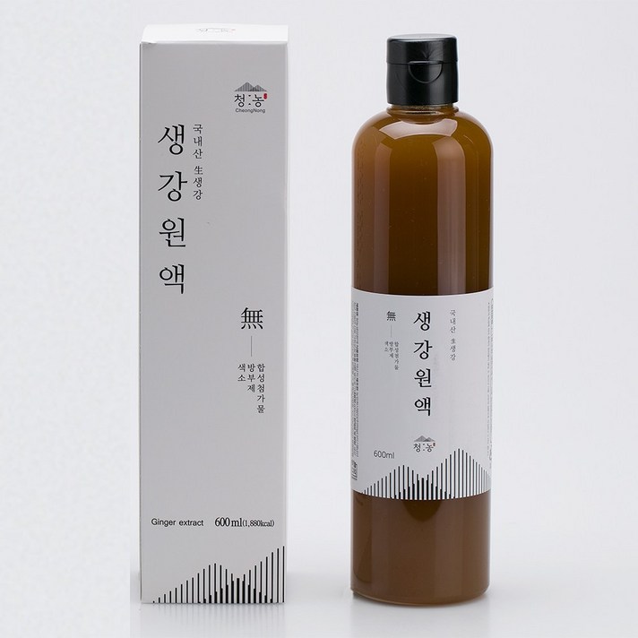 지리산 산청 생강차 생강청 생강원액, 1병, 1, 400ml
