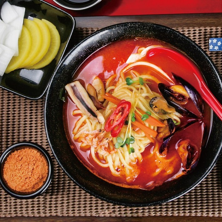 맛내기분말 얼큰한 직화 짬뽕 소스 분말 국물 육수 라면스프 500g, 1개