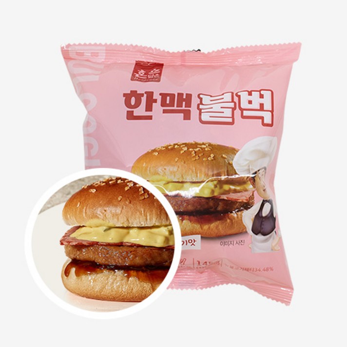 한맥 불고기 햄버거 불벅 145g x 12개, 단품