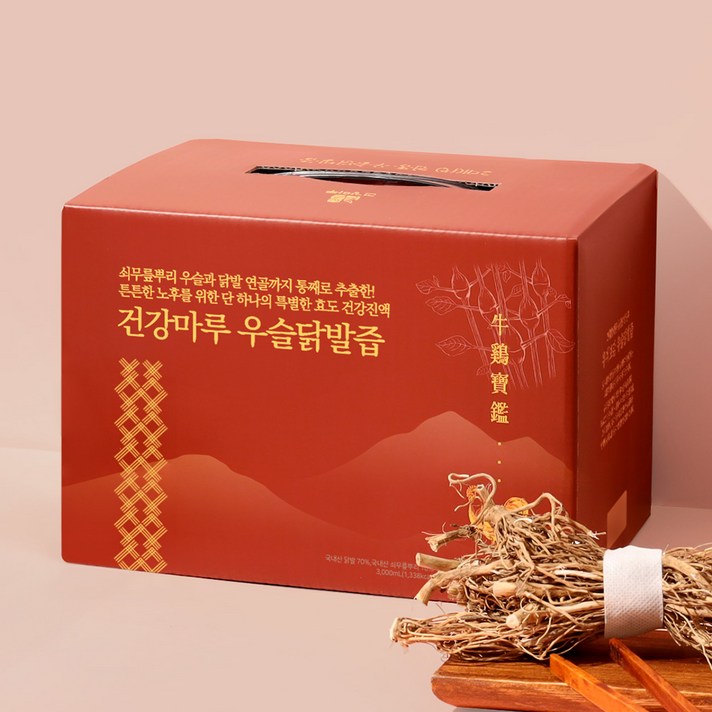 건강마루 우슬즙 (닭발 연골 외 6가지 핵심원료 추출진액) 100mlx30포, 1개, 3L