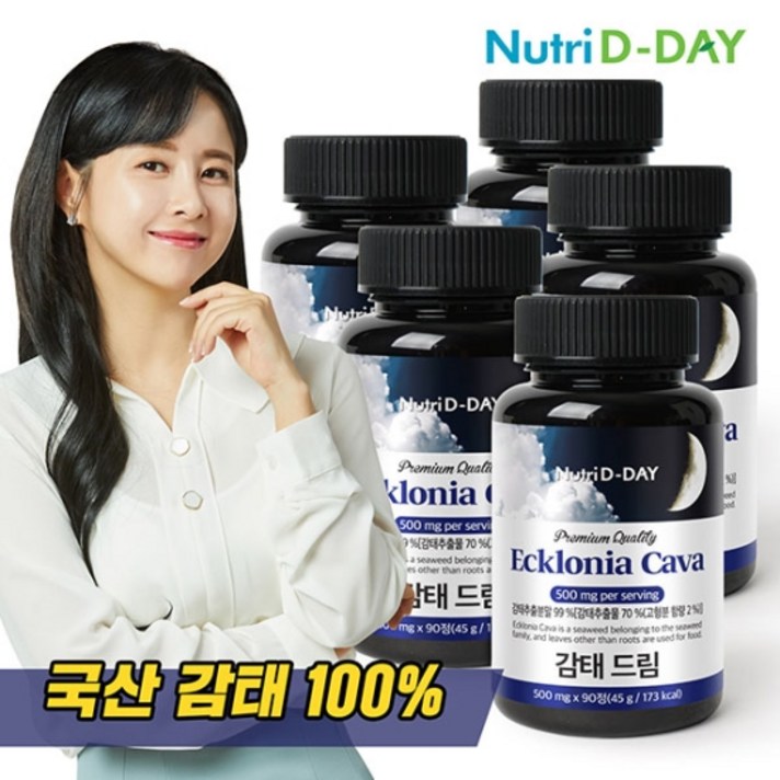뉴트리디데이 프리미엄 감태드림 타블렛 90정 x 5개 (총 15개월분), 단품, 단품