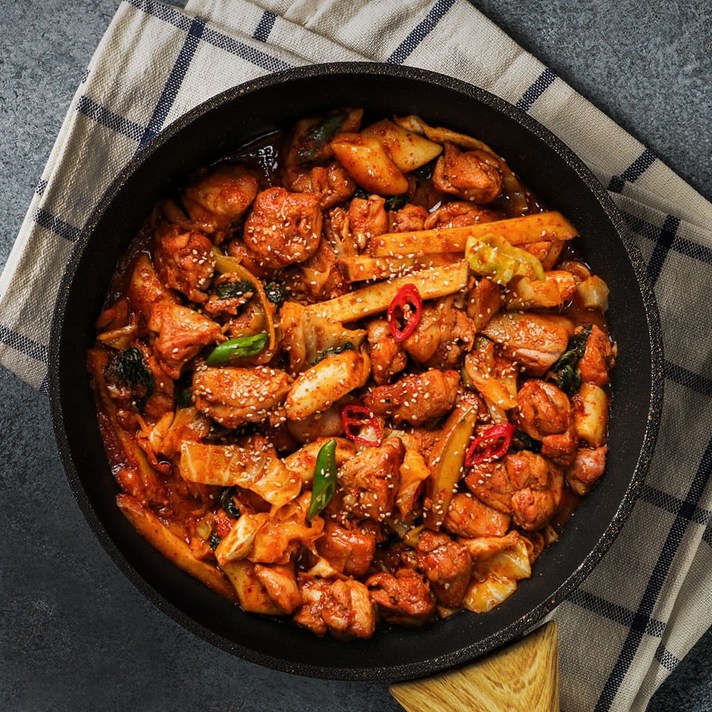 춘천인생닭갈비 춘천 닭갈비 양념닭갈비 1kg (우동사리+쌀떡+추가 양념장)