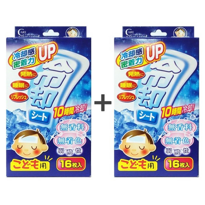 열냉각시트 어린이용(무향) 16개입, 2개