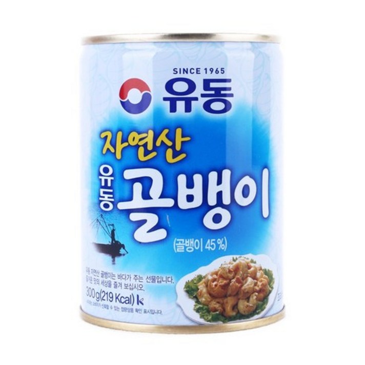 유동 자연산 골뱅이, 300g, 5개