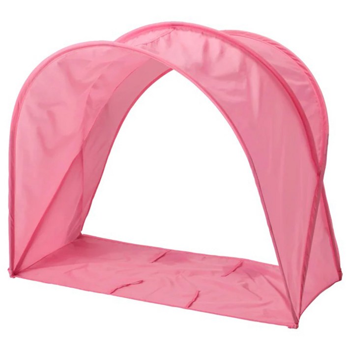 이케아 수플레트 베드텐트 핑크 폭70/80/90x높이80cm 폴리에스테르100%