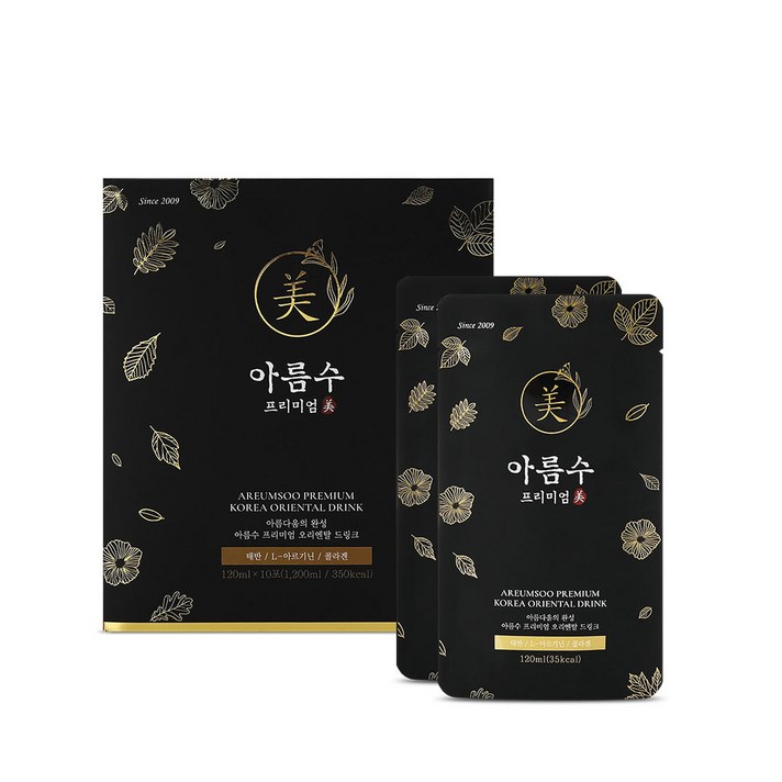 날마다 빠져든다 아름수 프리미엄 원조이너뷰티 since 2009, 10팩, 1팩(120ml)